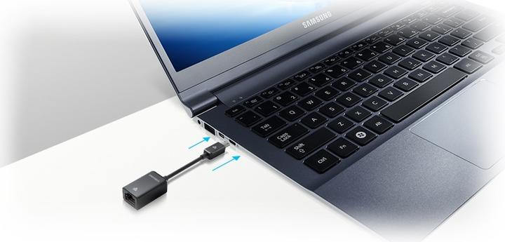 Actual product image Samsung Notebook 9 LAN Dongle (USB, RJ45 (1x))