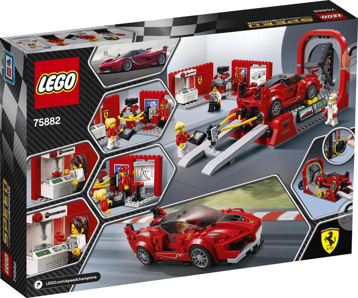 Actual product image LEGO FXX K and development centre (75882, LEGO Speed Champions)