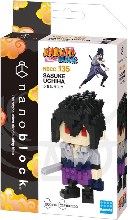 Actual product image Nanoblock NARUTO Sasuke Uchiha