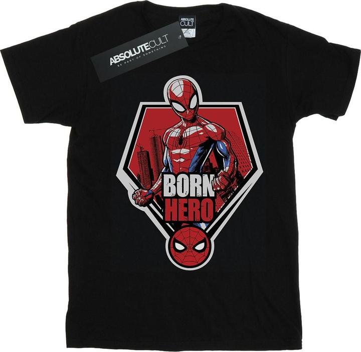 Actual product image Mens Spider-Man Born Hero T-Shirt (S)