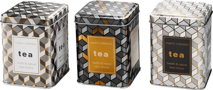 Produktbild Ibili Teedosen 7,6 x 7,6 x 10 cm Für alle Teeliebhaber – zum aufbewahren von losen Tee