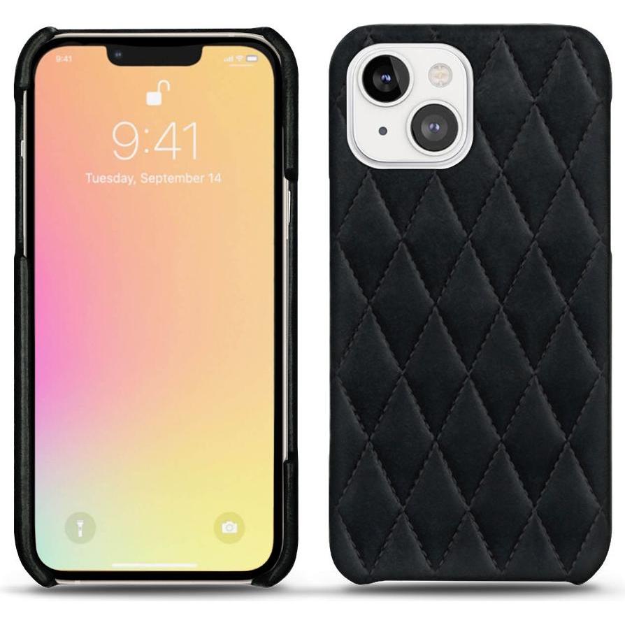 Noreve Lederschutzhülle (Apple iPhone 13), Smartphone Hülle, Schwarz