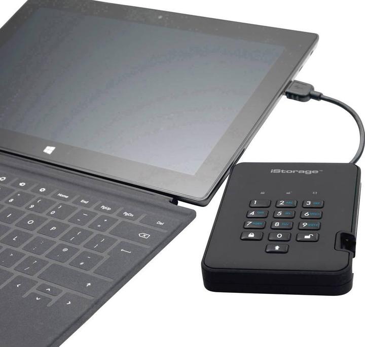 Actual product image iStorage 500GB diskAshur2 HDD (0.50 TB)