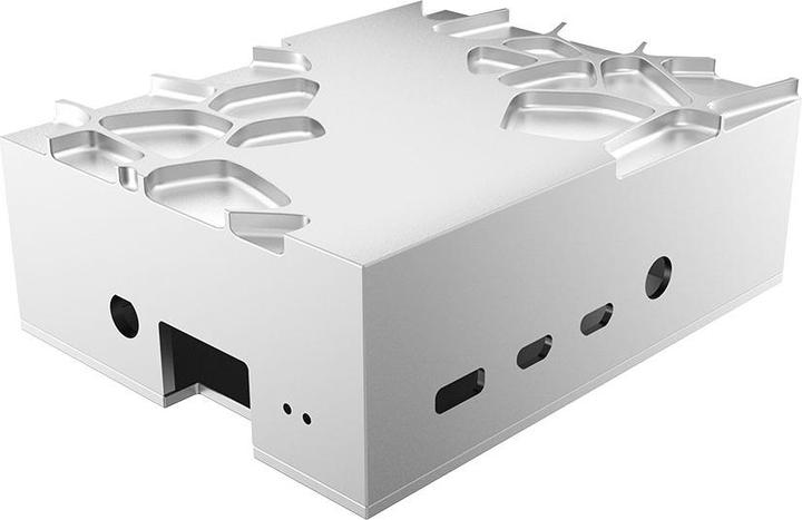 Actual product image Akasa Gem Pro Raspberry Pi 4 Model B forged aluminium case with thermal kit Full I/O
