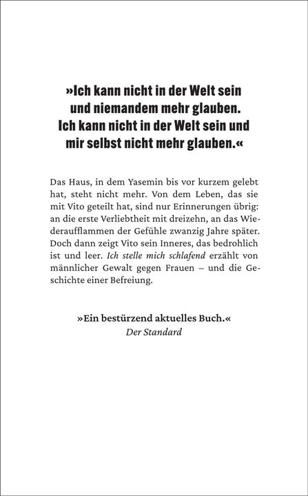 Produktbild Ich stelle mich schlafend (Deutsch, Deniz Ohde, 2025)