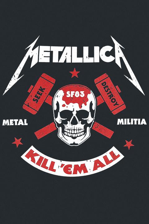 Produktbild Metallica Kill 'Em All - Skull (L)