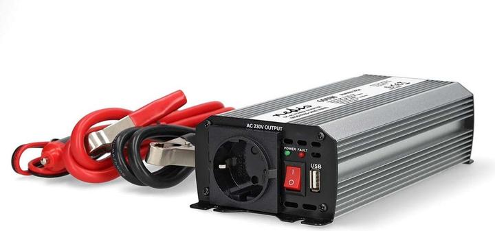 Immagine prodotto Nedis Inverter di potenza a onde sinusoidali modificate - Tensione di ingresso: 12 V DC - Connessione di