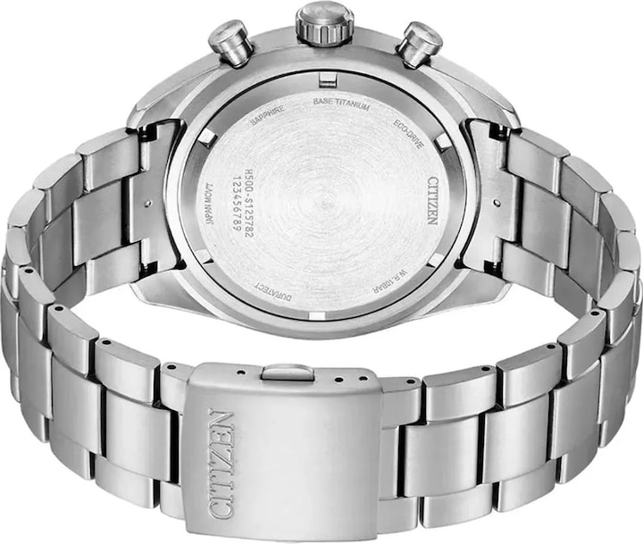 Immagine prodotto Citizen AT2480-81L Cronografo Eco-Drive Super Titanio 43 mm (Cronografo, 43 mm)