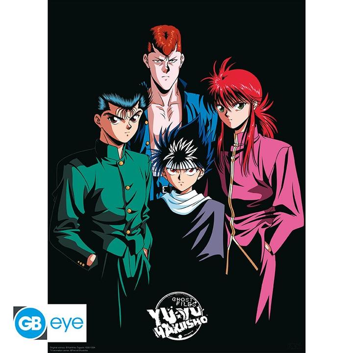 Actual product image GB Eye Yu Yu Hakusho Poster Group Shot (52x38)