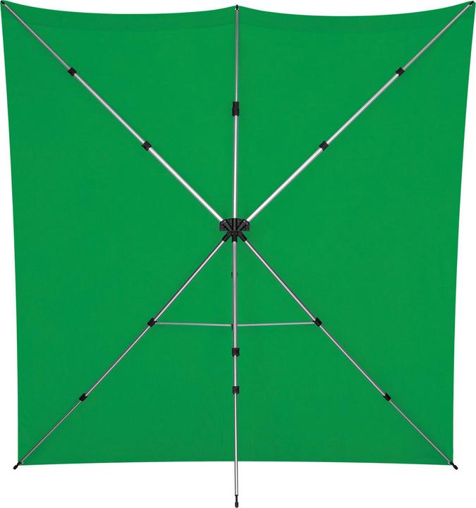 Image du produit Westcott X-Drop Pro - Green Screen (8' x 8') Kit Chroma-Key Green Backdrop Kit, 2.4x2.4m (240 cm)