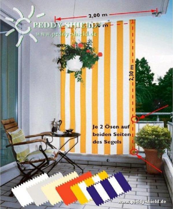 Actual product image Floracord Vertical sun sail terracotta 230x140cm