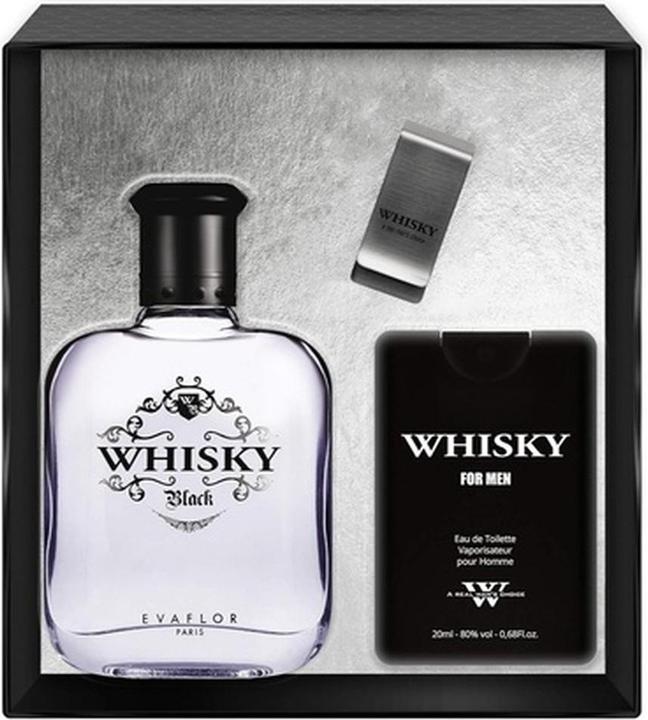 NoName Whisky Black Eau De Toilette Spray Set - 100ml und 20ml (Parfum Set)