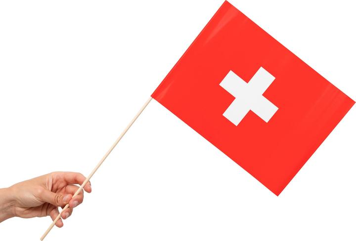 Image du produit Fiesta Drapeaux suisses en papier
