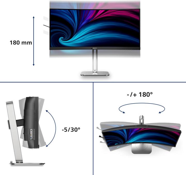 Produktbild Philips 34B2U5600C/00 (3440 x 1440 Pixel, 34")