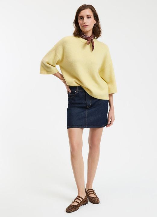 Actual product image La Redoute Collections Locker sitzender Pullover mit Rundhalsausschnitt aus Grobstrick (S)