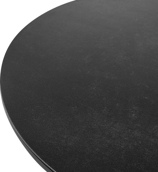 Produktbild Beliani Gartenmöbel Set Aluminium schwarz / grau 4-Sitzer OLMETTO/BUSSETO