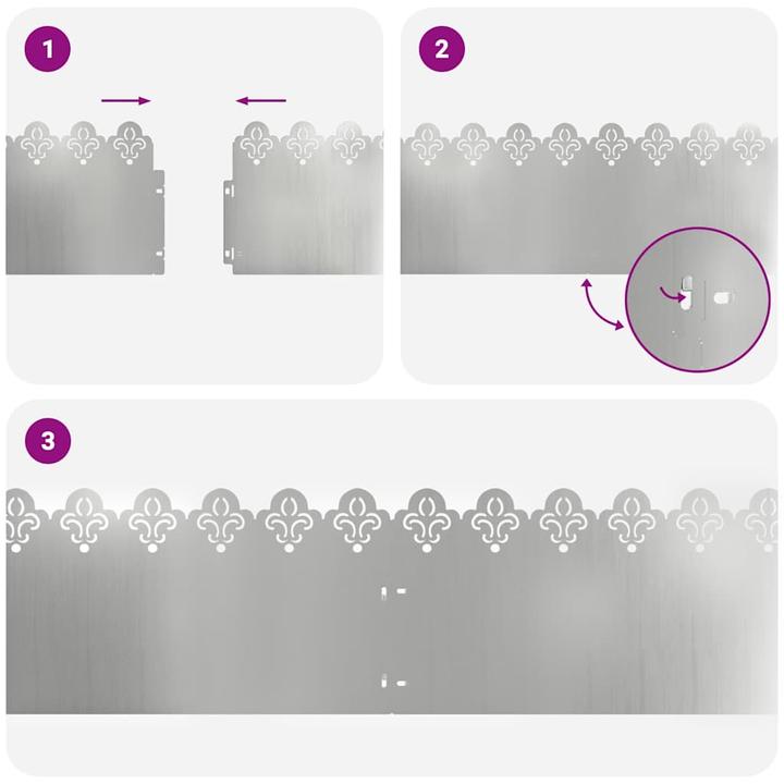 Produktbild vidaXL Rasenkanten (103 cm)