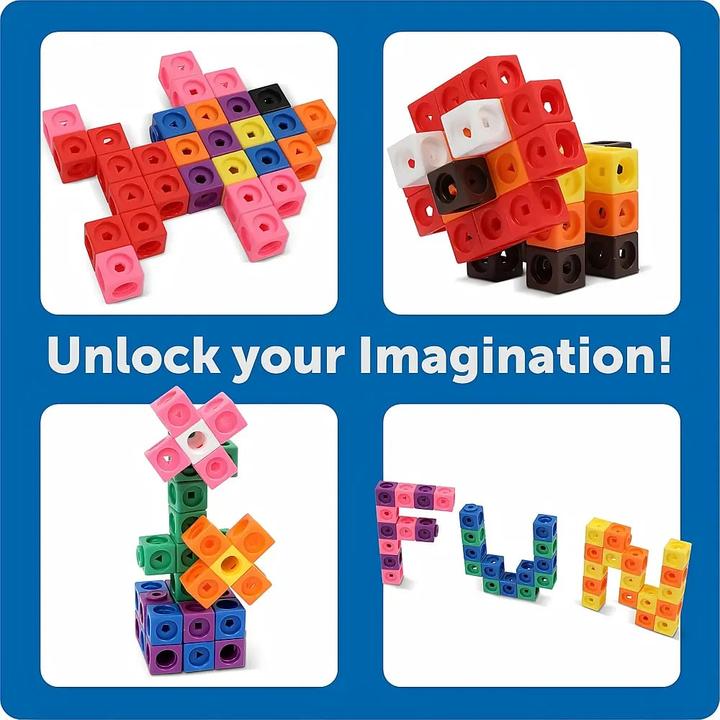 Produktbild Learning Resources MathLink Builders - STEM-Entdecker, steckwürfel grundschule