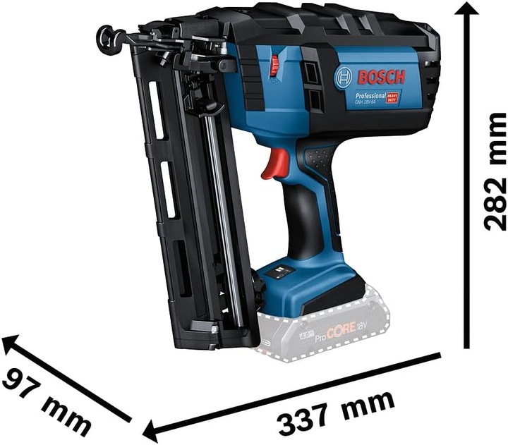 Produktbild Bosch Professional Akku-Holznagler GNH 18V-64, L-BOXX 136