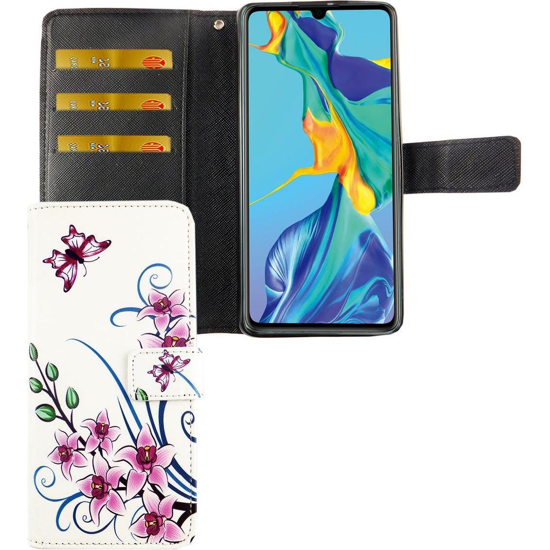 Thumbnail - König Design Hülle Handy Schutz für Huawei P30 Case Cover Tasche Wallet Etui Handyhülle Neu (Huawei P30), Smartphone Hül...