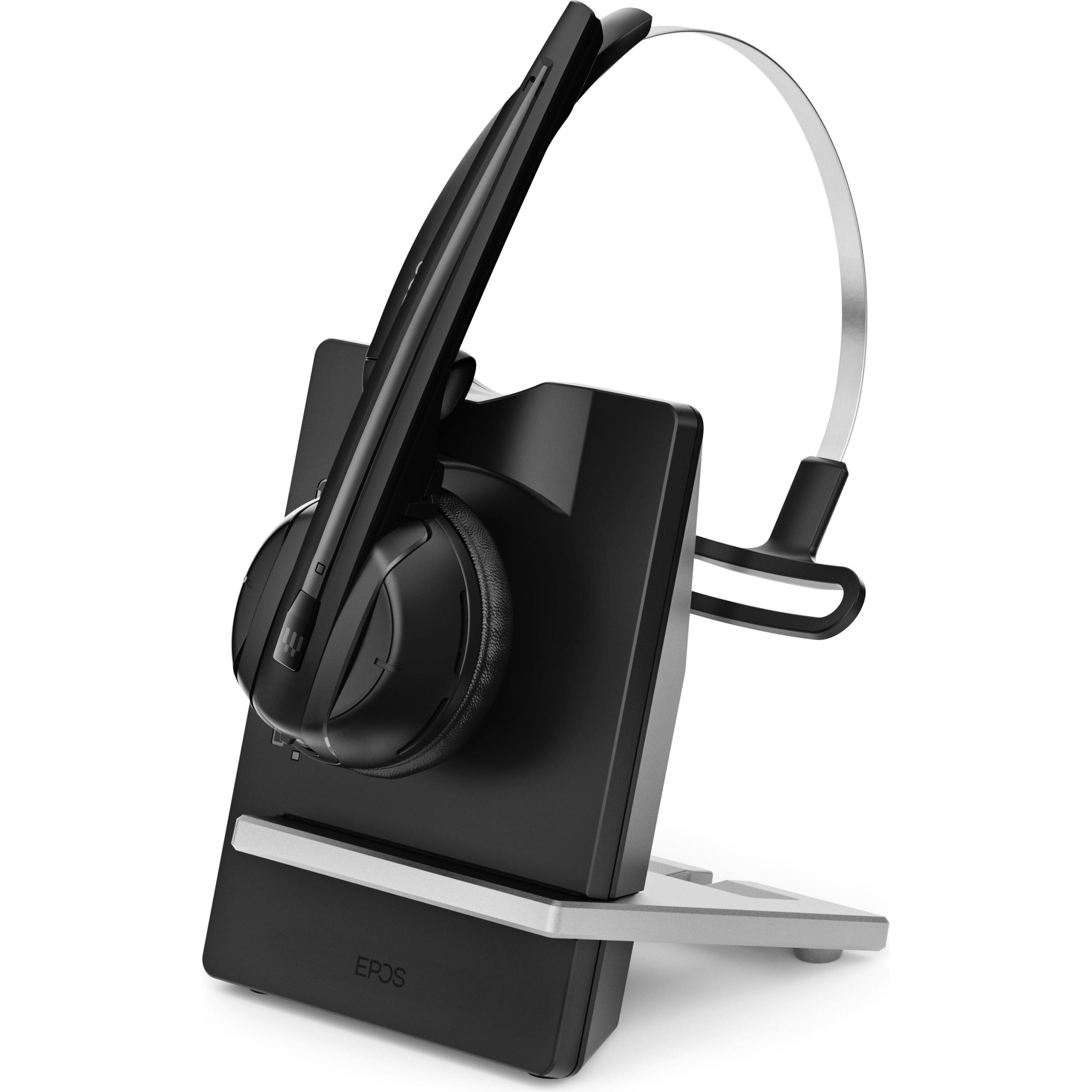 EPOS I SENNHEISER IMPACT D 10 Telefono II (Senza fili), Cuffie da ufficio, Nero