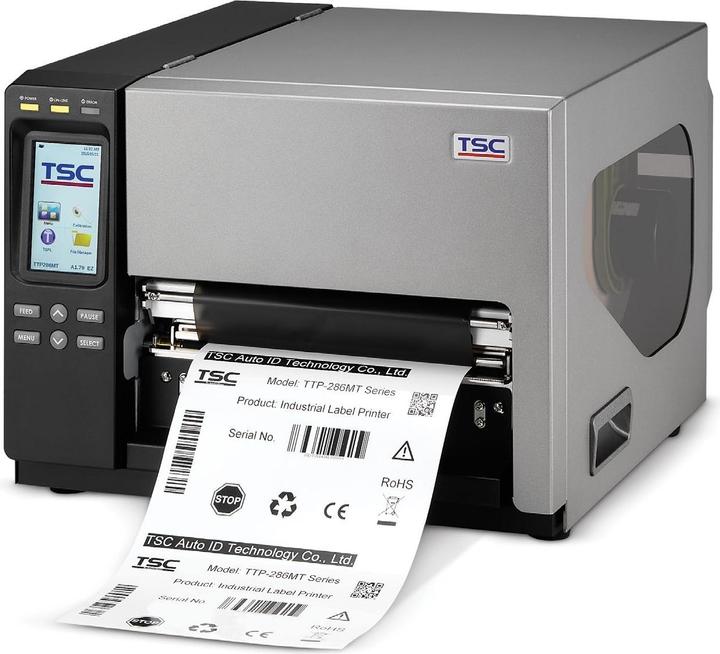 TSC TTP-286MT, 8 dots/mm (203dpi), RTC, display, TSPL-EZ, USB, RS232, LPT, Ethernet (203 dpi)