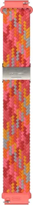 Actual product image Polar Wb20mm Braided - Yarn Red S-L (20 mm, Braided textile yarn made from recycled plastic waste (RPET) and latex-free spandex)