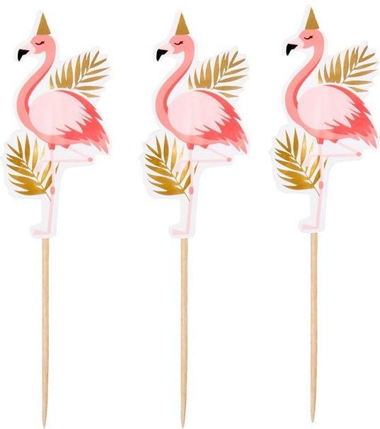 Produktbild Boland 12 Party Flamingo Cocktail Spiesse (One Size)
