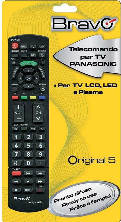 Produktbild Bravo ORIGINAL 5 (PANASONIC) (Gerätespezifische Fernbedienung, Infrarot)