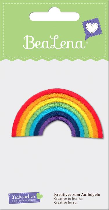 Image du produit BeaLena Application de repassage "Arc-en-ciel (1 pcs, 6 x 3 cm)