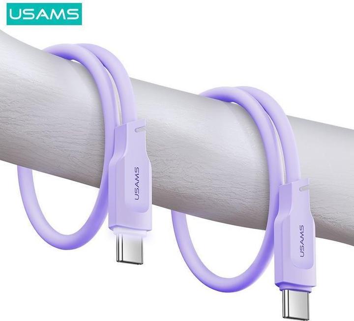 Actual product image Usams Charging Cable Type-C to Type-C - Black (1.20 m, USB 3.2 Gen 1)