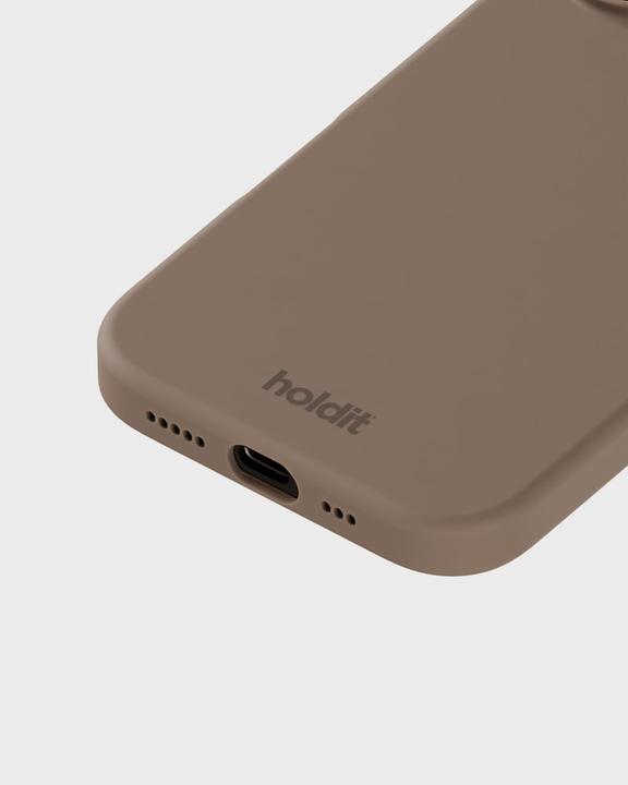 Produktbild Holdit Silikonhülle iPhone 16 Mokka Braun (Apple iPhone 16)