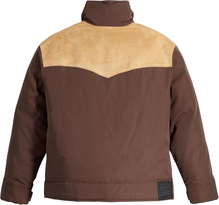 Actual product image Levis Webster Western Puffer Jacket with Zipper and Side Pockets (L)