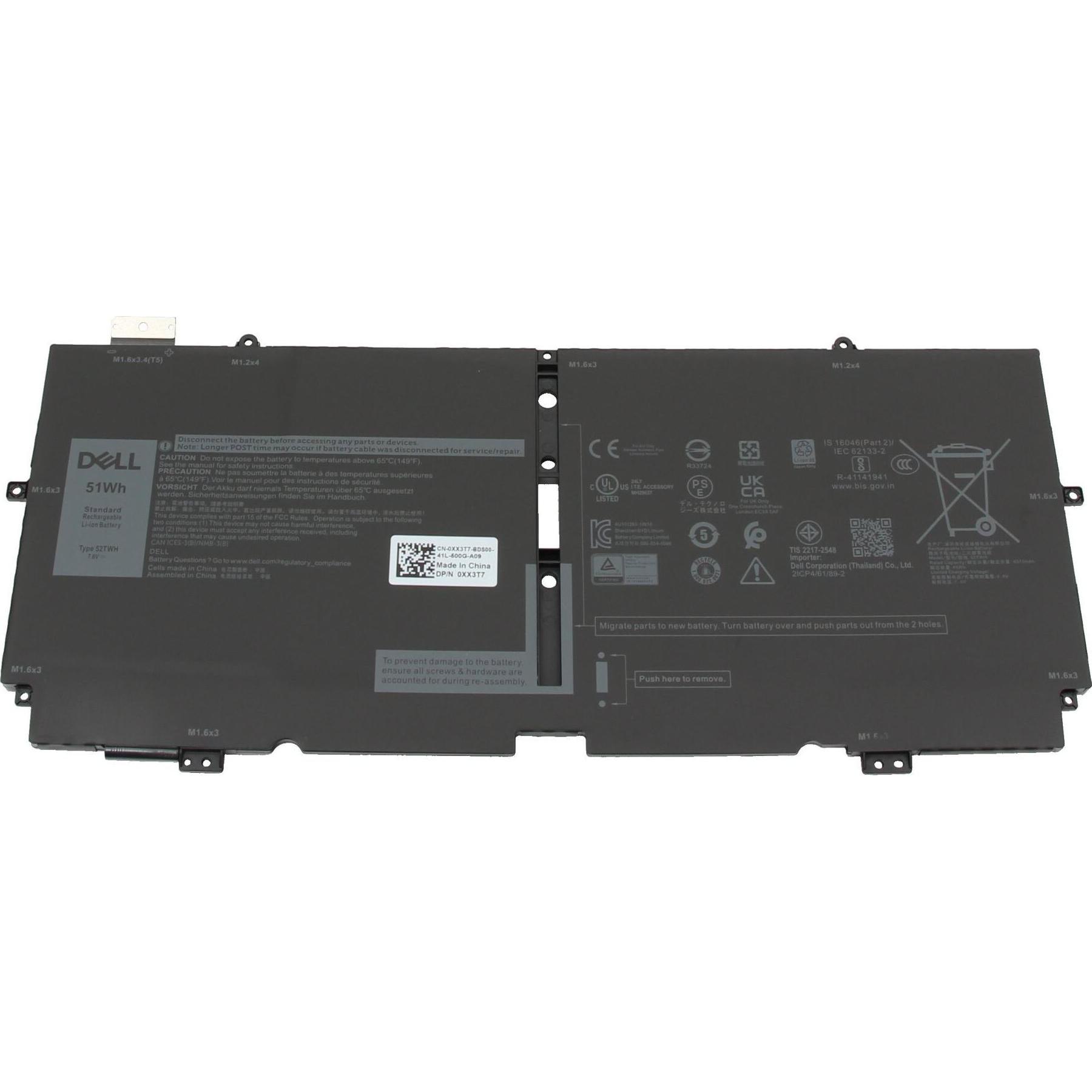 Thumbnail - Dell X1W0D (4 Zellen, 6340 mAh), Notebook Akku