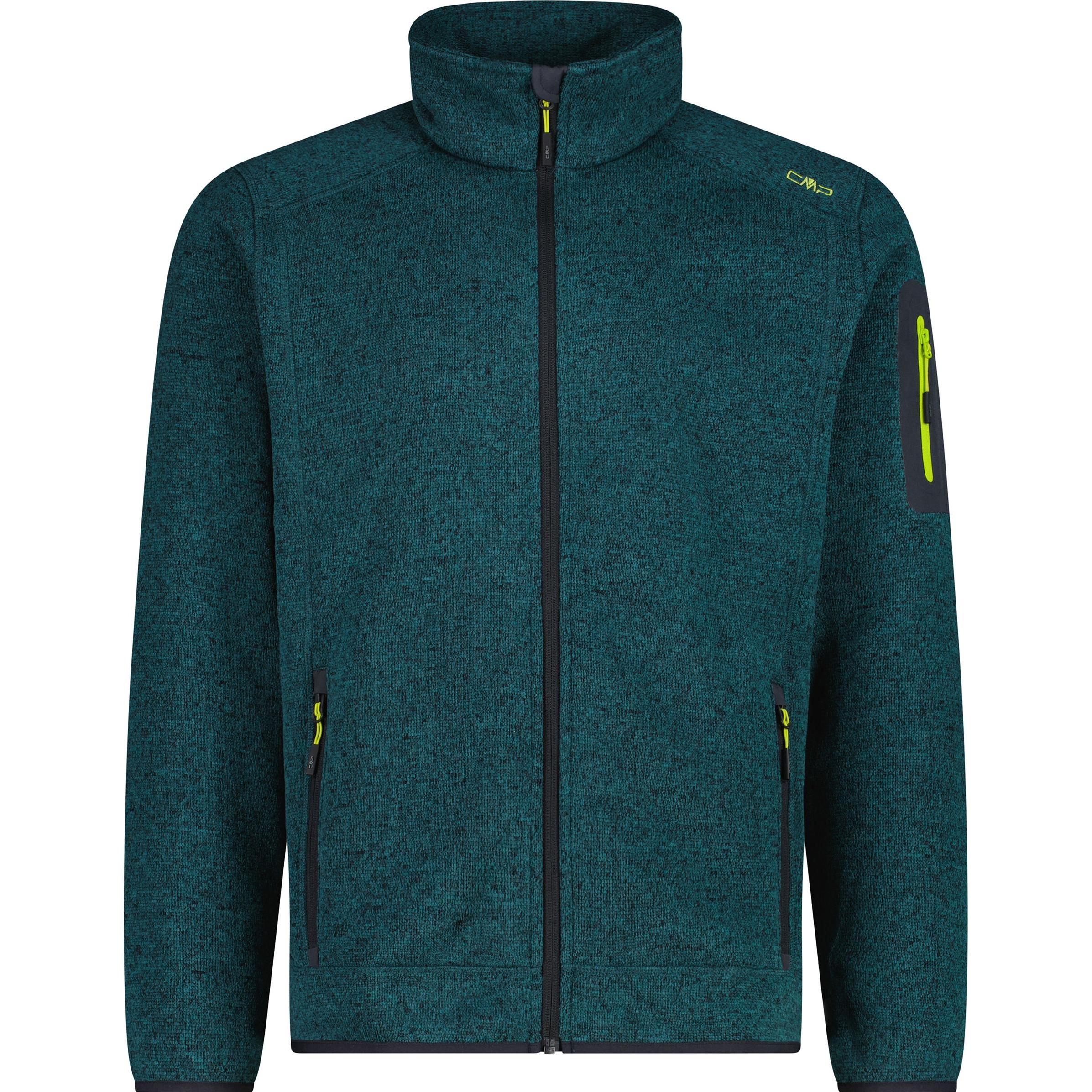 CMP Campagnolo, Herren, Jacke, Jacket Jacquard Knitted 3H60747N (52), Blau, 52