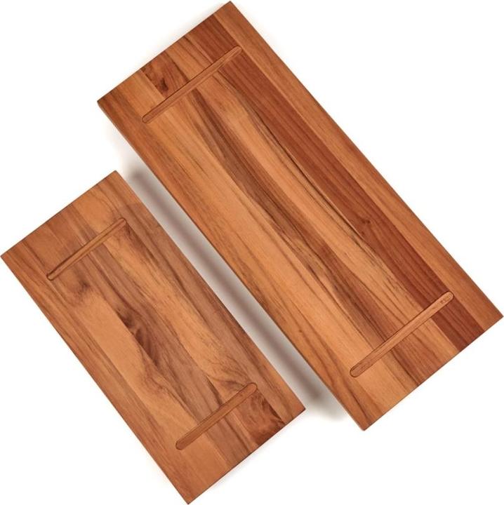 Actual product image TeakHaus Bistro Servierplatte mit Füssen M