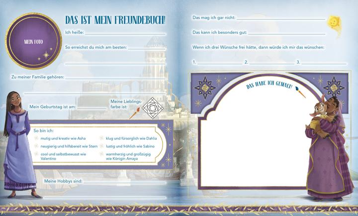 Actual product image Panini Disney Wish Meine Freunde (German, Panini, 2023)