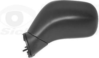 Van Wezel VanWezel 3701801 - Spiegel komplett links schwarz kompatibel mit Opel Agila bis 2007