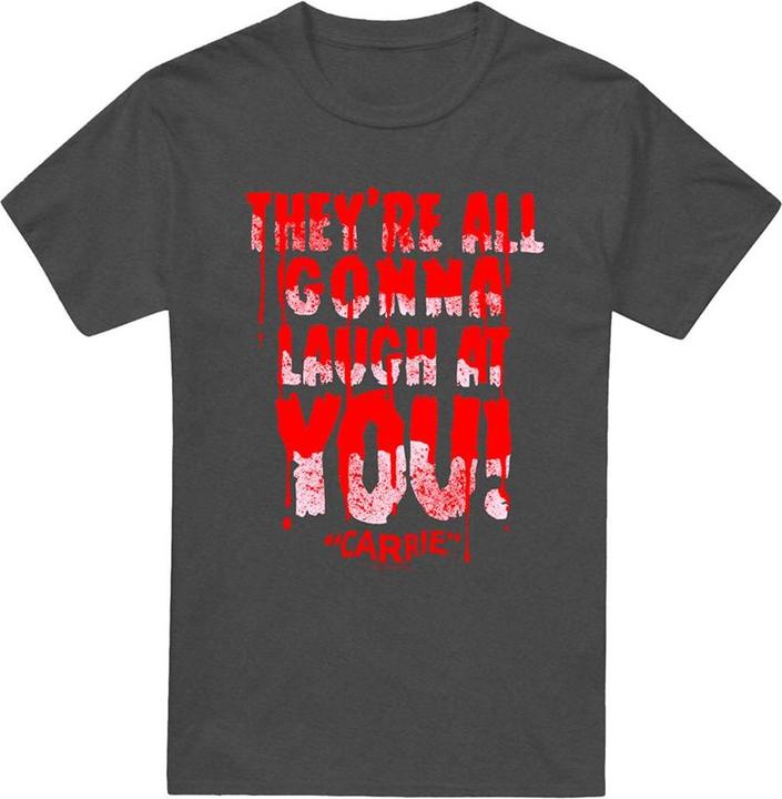 Produktbild Carrie Laugh At You TShirt meliert (S)