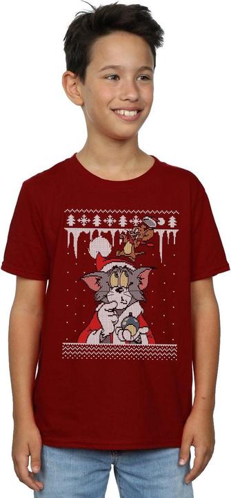 Produktbild Tom & Jerry Christmas Fair Isle TShirt Jungen (128)