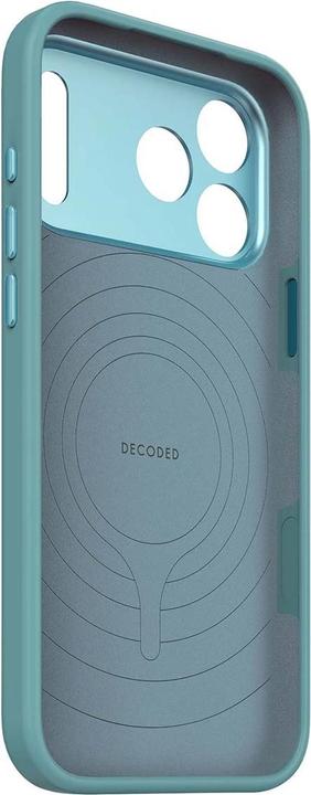 Productafbeelding Decoded Silicone Backcover Apple iPhone 17 Pro Max Retro Blue (Apple iPhone 17 Pro Max)