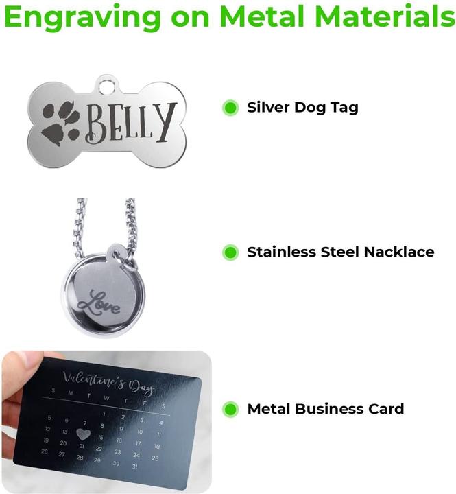 Actual product image XTool Laser Material Pack