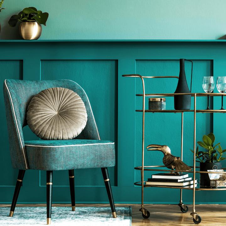 Actual product image Craft Colors Wall colour noble matt (Petrol No. 570, 5 l)