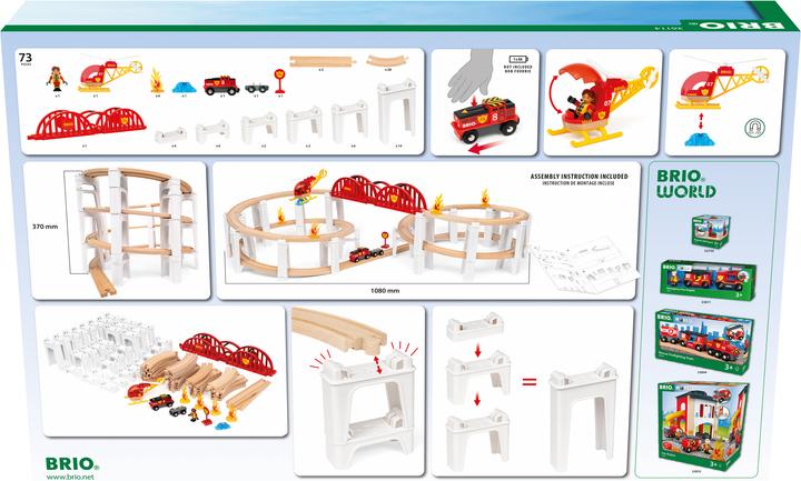 Actual product image Ravensburger BRIO World – 36114 Grosses Spiralenset| Spielzeuglok-Set für Kinder ab 3 Jahren