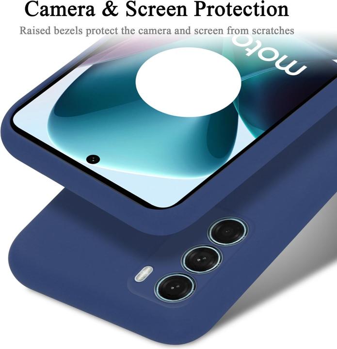 Image du produit Cadorabo TPU Liquid Silicone Case Housse pour Motorola MOTO G200 5G (Motorola Moto G200 5G)