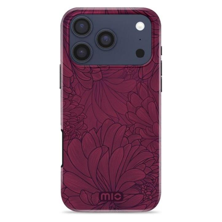 Mio Back Panel Cover Berry Blooms Magsafe Compatible For IPhone 17 Pro (Apple IPhone 17 Pro), Smartphone Hülle, Violett
