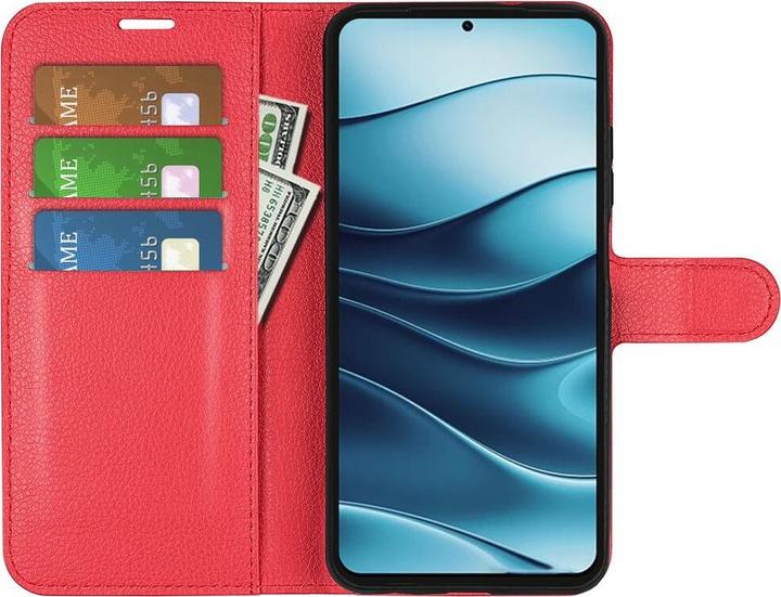 Actual product image Cover-Discount Xiaomi Redmi Note 14 5G - Leder Etui Hülle (Xiaomi Redmi Note 14 5G)