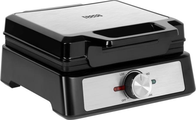 Actual product image Teesa Waffle iron 2 waffles 1600W stainless steel infinitely adjustable