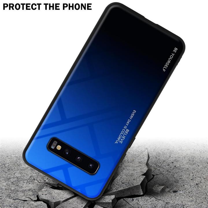 Actual product image Cadorabo TPU 2 colors glass cover (Samsung Galaxy S10+)