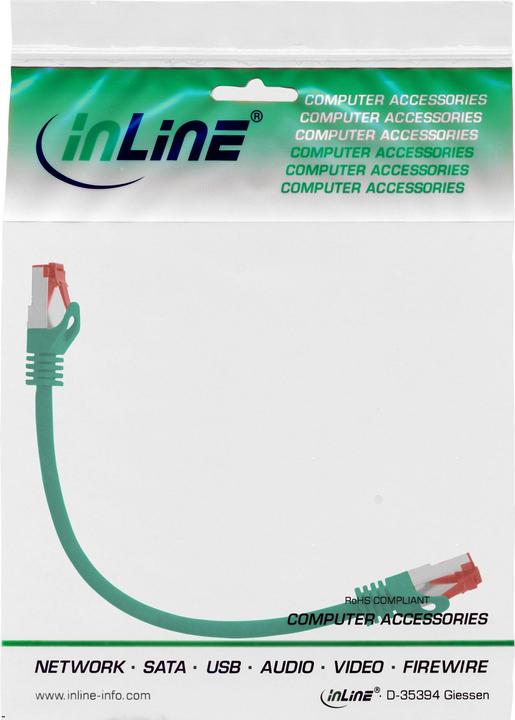 Productafbeelding InLine Patchkabel (SF/UTP, S/FTP, CAT6, 0.30 m)